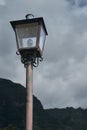 old street lamp, Tradicional vintage light pole Royalty Free Stock Photo