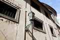 Old street lamp under the scorching sun Royalty Free Stock Photo