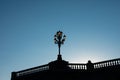 Old street lamps near The Cathedral of Christ the Saviour