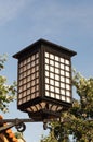 Old street lantern in Warsaw Royalty Free Stock Photo