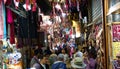 The old street market. Baazar of Khan el-Khalili, in Cairo. Egypt