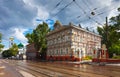 Old street in Nizhny Novgorod Royalty Free Stock Photo