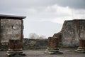 Old street of Pompeii city, Naples