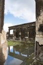 Old street of Pompeii city, Naples