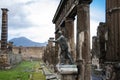 Old street of Pompeii city, Naples