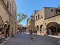 Old street in Rhodes town