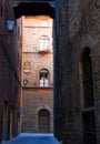 Old street in Siena