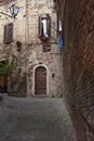 Old street in Siena, Italy Royalty Free Stock Photo