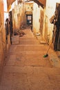 Old street in the souk in Fez Morocco Royalty Free Stock Photo