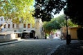 Old street of town Kos. Royalty Free Stock Photo