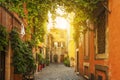 Old street in Trastevere in Rome