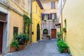 Old street in Trastevere. Rome. Italy Royalty Free Stock Photo