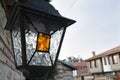 Old Street view in the town of Nesebar, Bulgaria, Bulgarian Black Sea Royalty Free Stock Photo