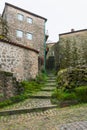 Old street in village of Monsanto, Portugal Royalty Free Stock Photo