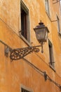 Old streetlight on a house wall, Royalty Free Stock Photo