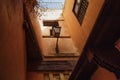 Old streetlight in medina quarter of Meknes, Morocco Royalty Free Stock Photo