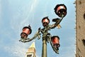 Old streetlight at the St. Mark's, square