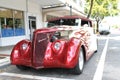 Old Streetrod Car at the car show