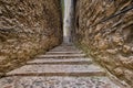 Old streets in Girona Royalty Free Stock Photo