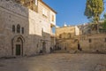 The old streets and houses of the ancient city of Jerusalem