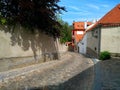 Old streets in Prague