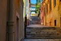 Old streets and stairs of the old town Royalty Free Stock Photo