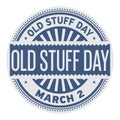 Old Stuff Day rubber stamp Royalty Free Stock Photo