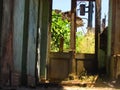 Old style and abandoned house in central Chile