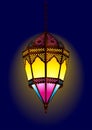 Old style arabic lamp for ramadan / eid