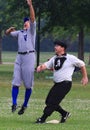 Old style Baseball game Royalty Free Stock Photo