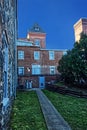 Old style brick and stone structure of the rust belt, Laurel, MD, USA Royalty Free Stock Photo