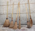 Old-style brooms