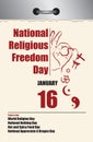 Old style calendar Religious Freedom Day