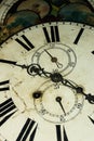Old Style Clock Face Close Up Royalty Free Stock Photo