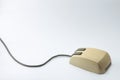 Old style computer mouse Royalty Free Stock Photo