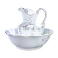 Decorated Teapot Isolated Photo Royalty Free Stock Photo