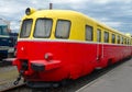 Old style diesel electric train Royalty Free Stock Photo