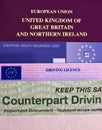 Old style European Travel Documents Royalty Free Stock Photo