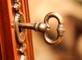 Old-Style Furniture Key Royalty Free Stock Photo