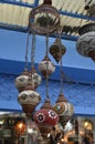 Old style handmade lamp, rusty oriental lamp