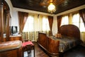 Old style hotel bedroom Royalty Free Stock Photo