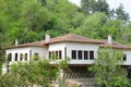 Old style houses and view from Melnik