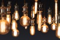 Old style Incandescent bulbs Royalty Free Stock Photo