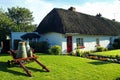 Old Style Irish Cottage Adare Co. Limerick Royalty Free Stock Photo