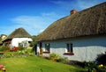 Old Style Irish Cottage Adare Co. Limerick Royalty Free Stock Photo