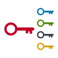 Old style key icons