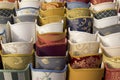 Display of lampshades Royalty Free Stock Photo
