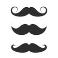 Mustaches vector icon