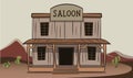 Old Style Saloon where Cowboys Drink