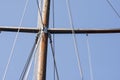 Old style ship`s mast Royalty Free Stock Photo